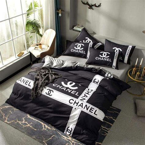 chanel bed|chanel bedroom comforter set.